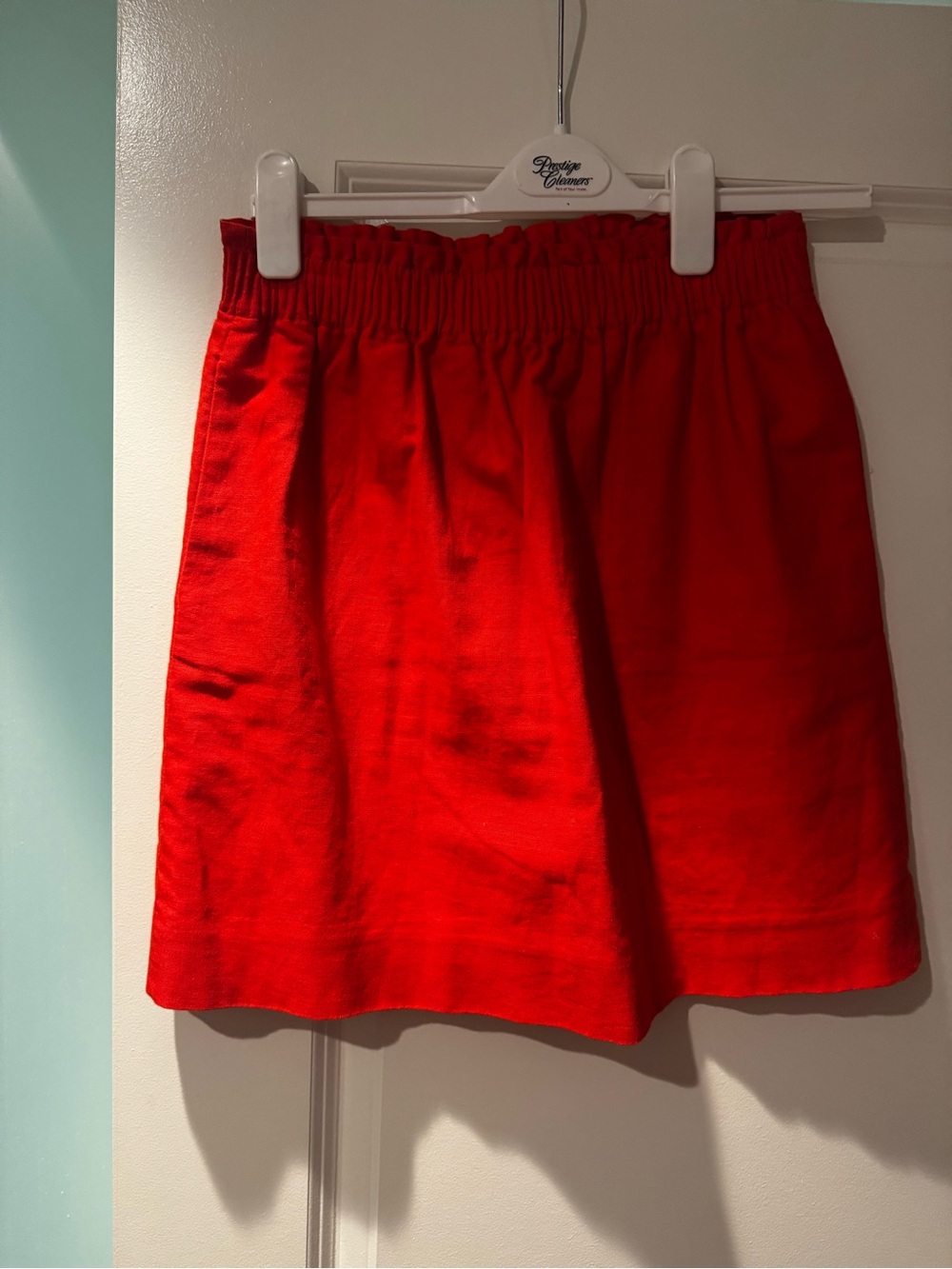 J. Crew Orange Elastic-Waist Skirt - Women